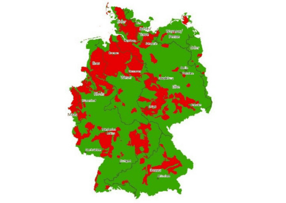 Rote Gebiete der neuen Düngeverordnung (düv), Verordnung